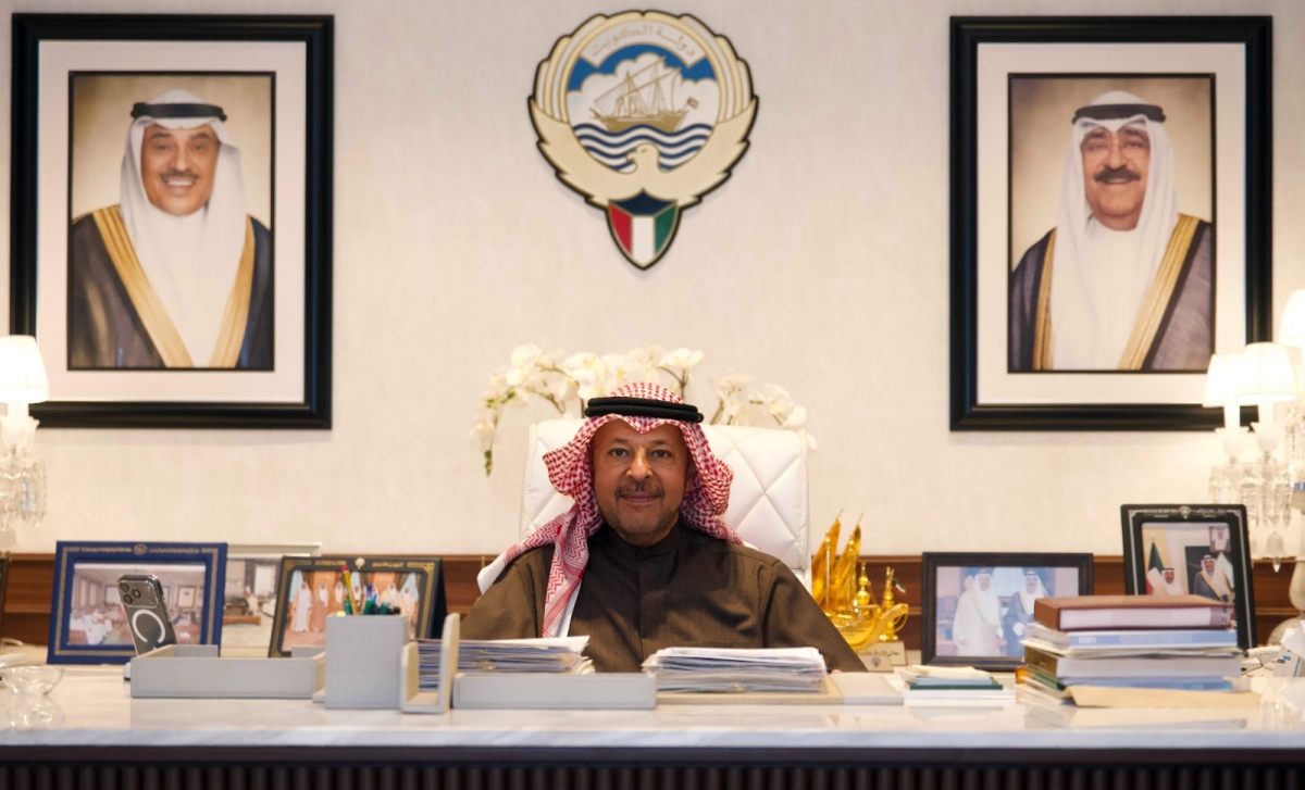 محافظ الفروانية الشيخ عذبي الناصر      (تصوير أسعد عبدالله)