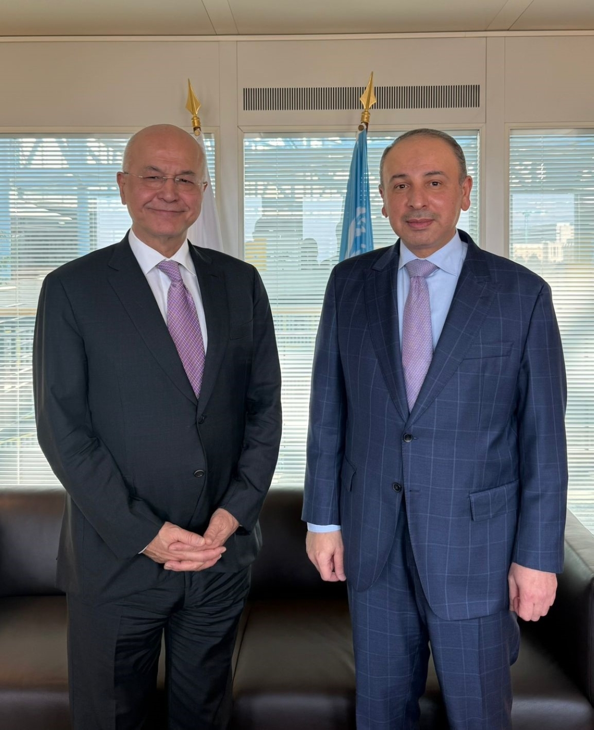 السفير الهين وبرهم صالح 