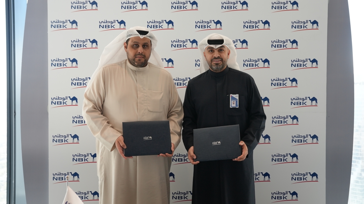 الرشيد والثامر عقب توقيع الشراكة 