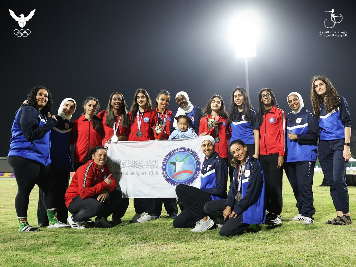 لاعبات نادي سلوى الصباح