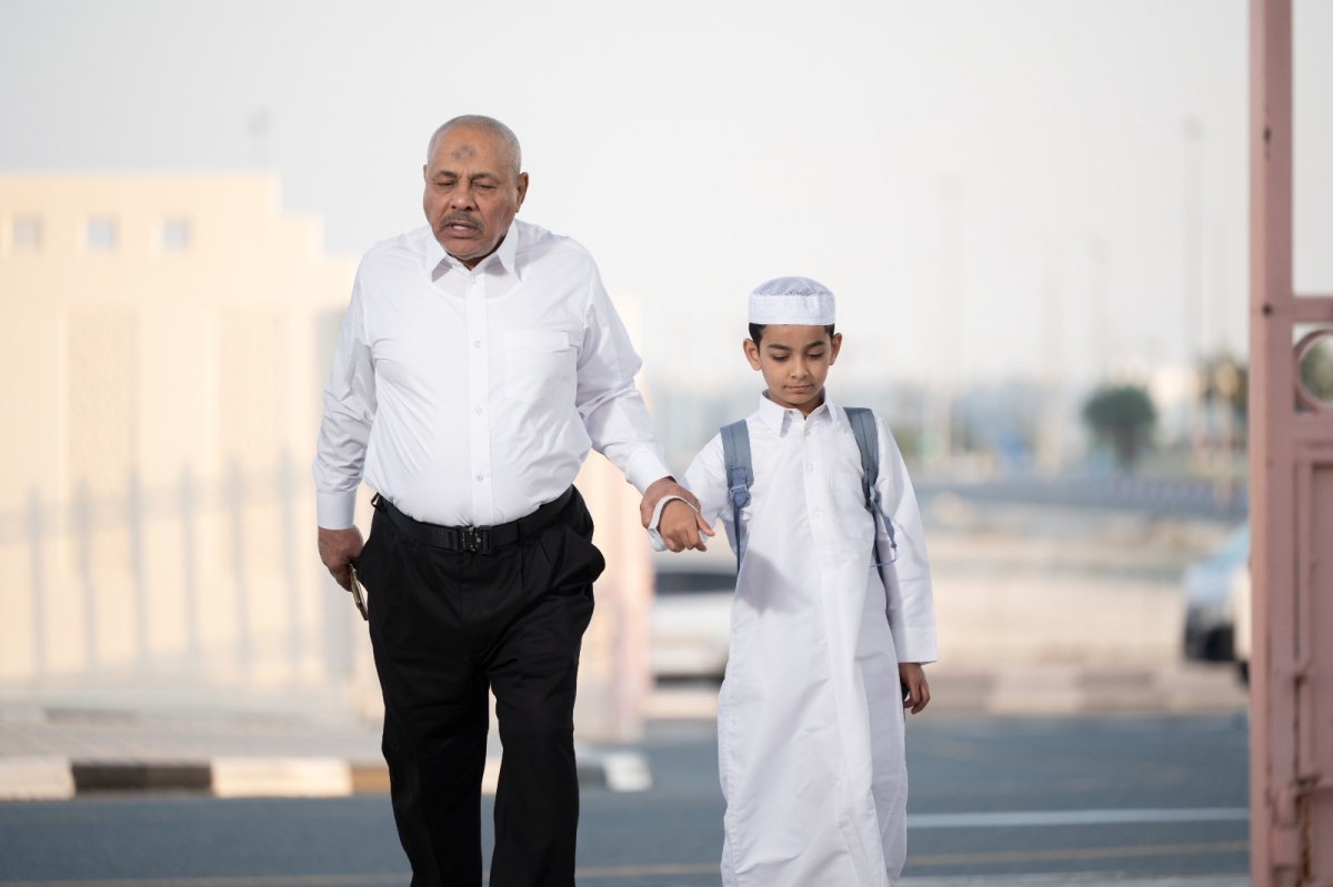 غانم السليطي في أحد المشاهد