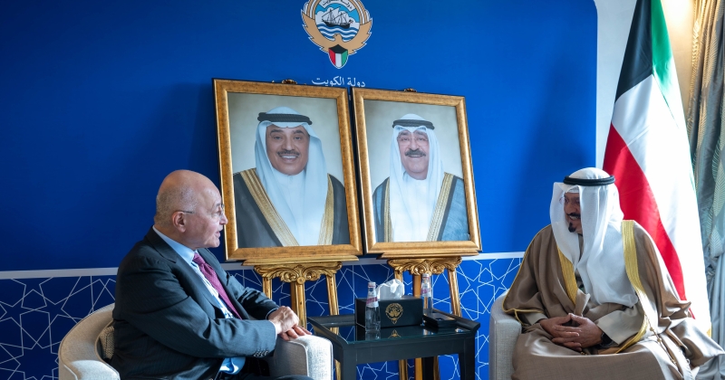 الكويت – رئيس مجلس الوزراء يستقبل المفوض السامي لشؤون اللاجئين على هامش مؤتمر ميونيخ الأمني
