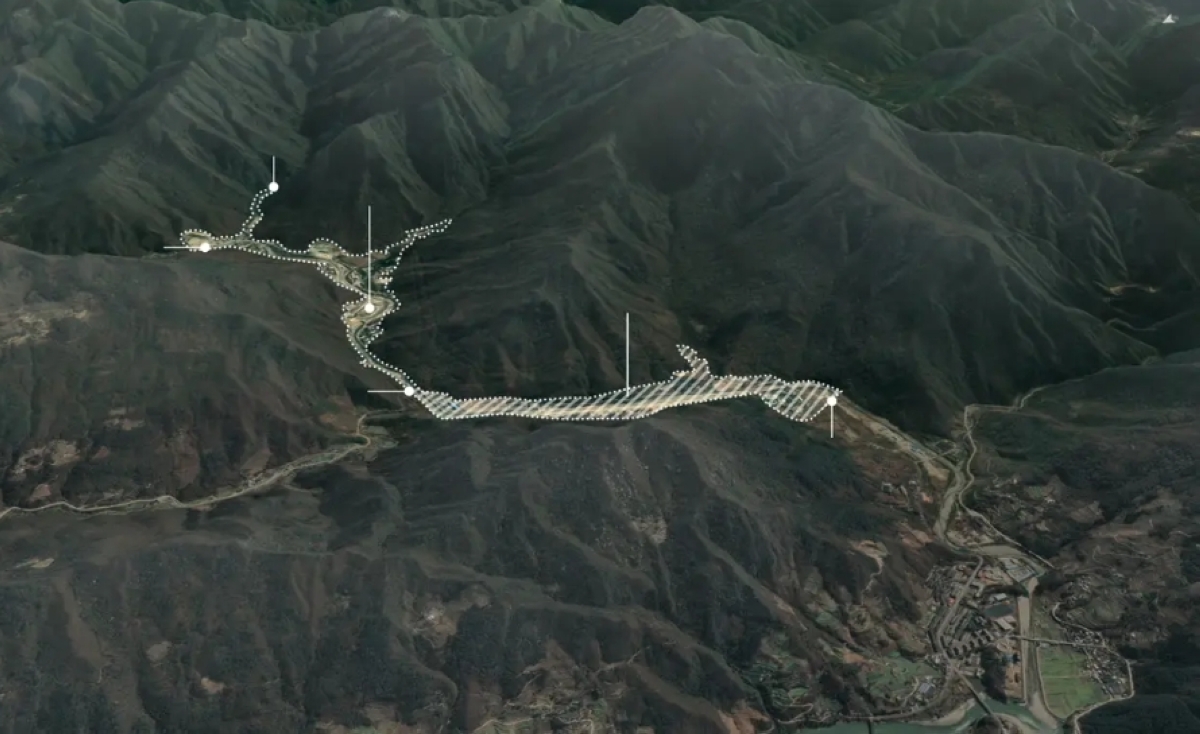 صورة من الجو لمنشآت نووية صينية