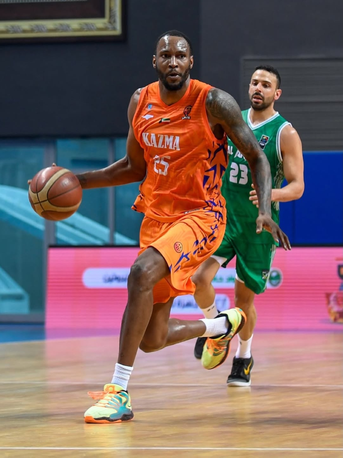 كاظمة في مباراته مع العربي