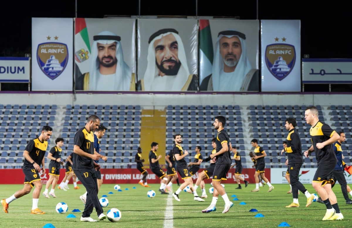 جانب من التدريب الأخير «للأصفر»