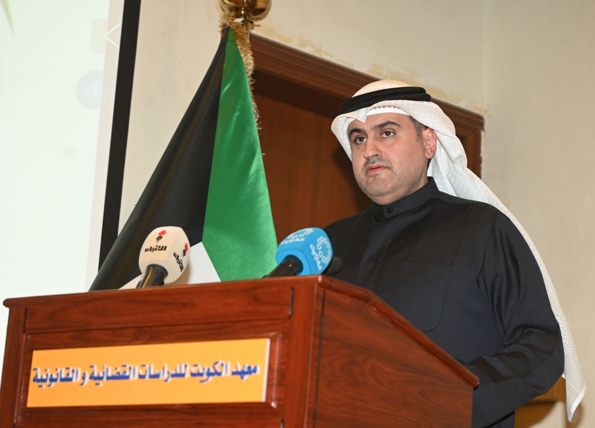 المستشار السميط يُلقي كلمته في الاحتفالية (تصوير نايف العقلة)