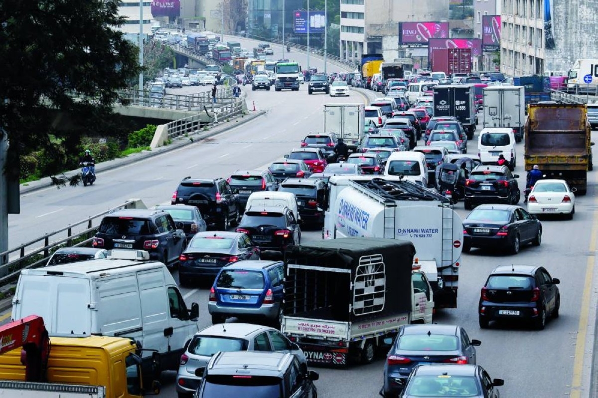 من الاحتجاجات على الإجراءت الضريبية في لبنان