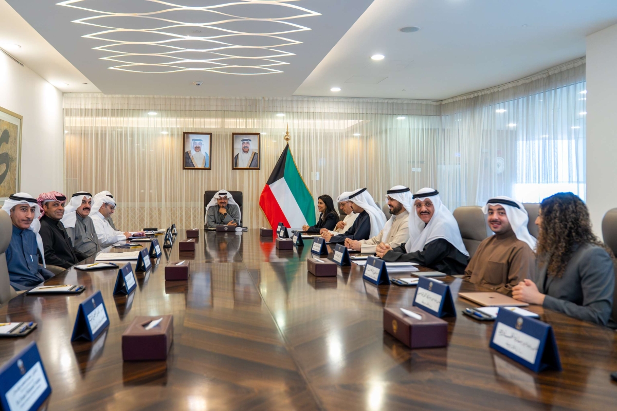 العبدالله مترئساً اجتماع اللجنة الوزارية المكلفة متابعة تنفيذ المشاريع