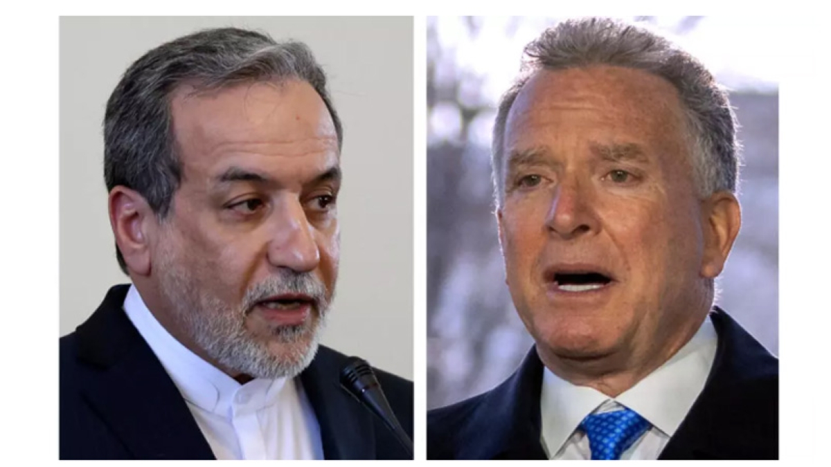 صورة مركبة لوزير الخارجية الإيراني عباس عراقجي والمبعوث الأميريكي ستيف ويتكوف