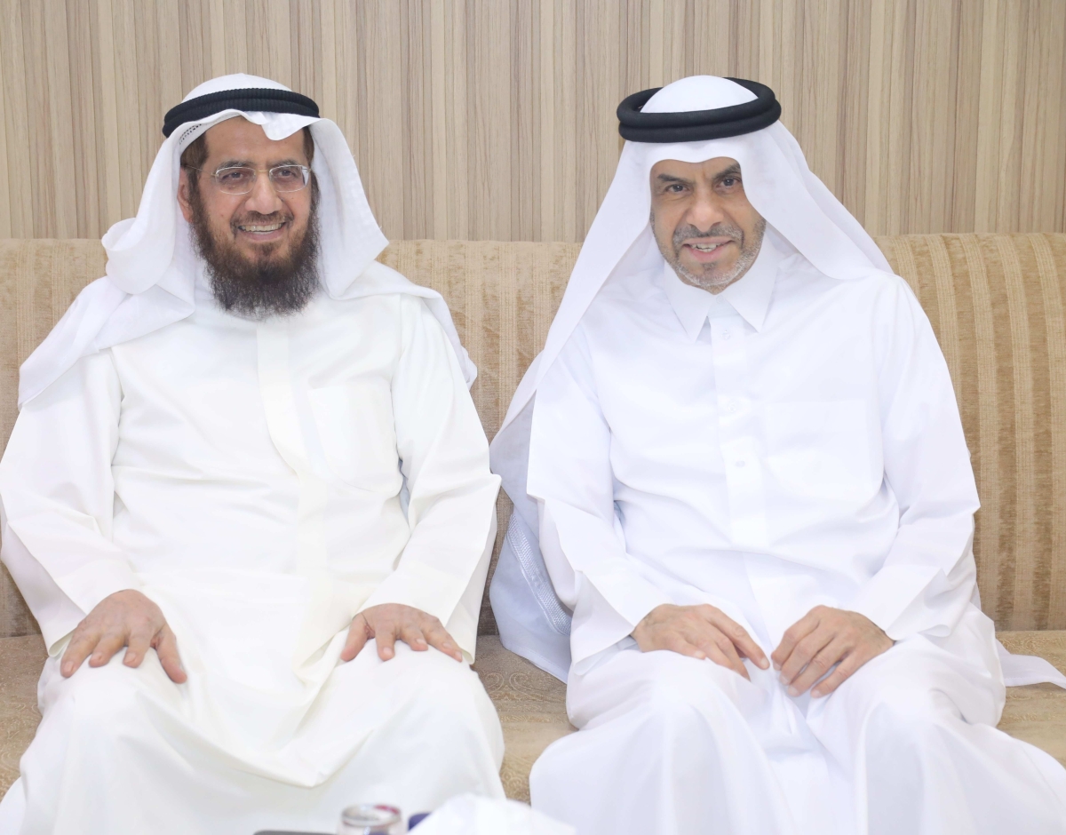 طارق العيسى والسفير القطري