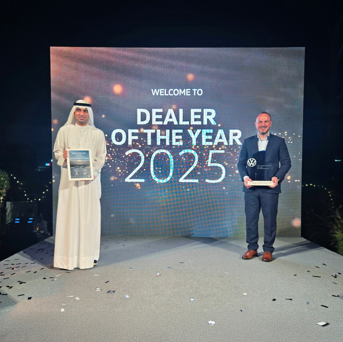 عبدالمحسن علي بهبهاني مع ماهر عيسى