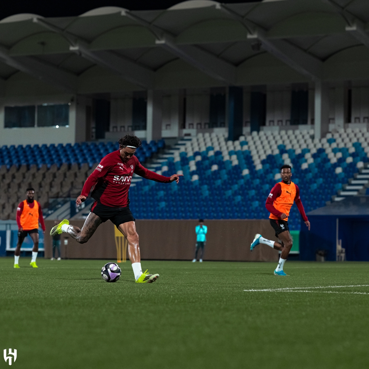 من مران الهلال الأخير