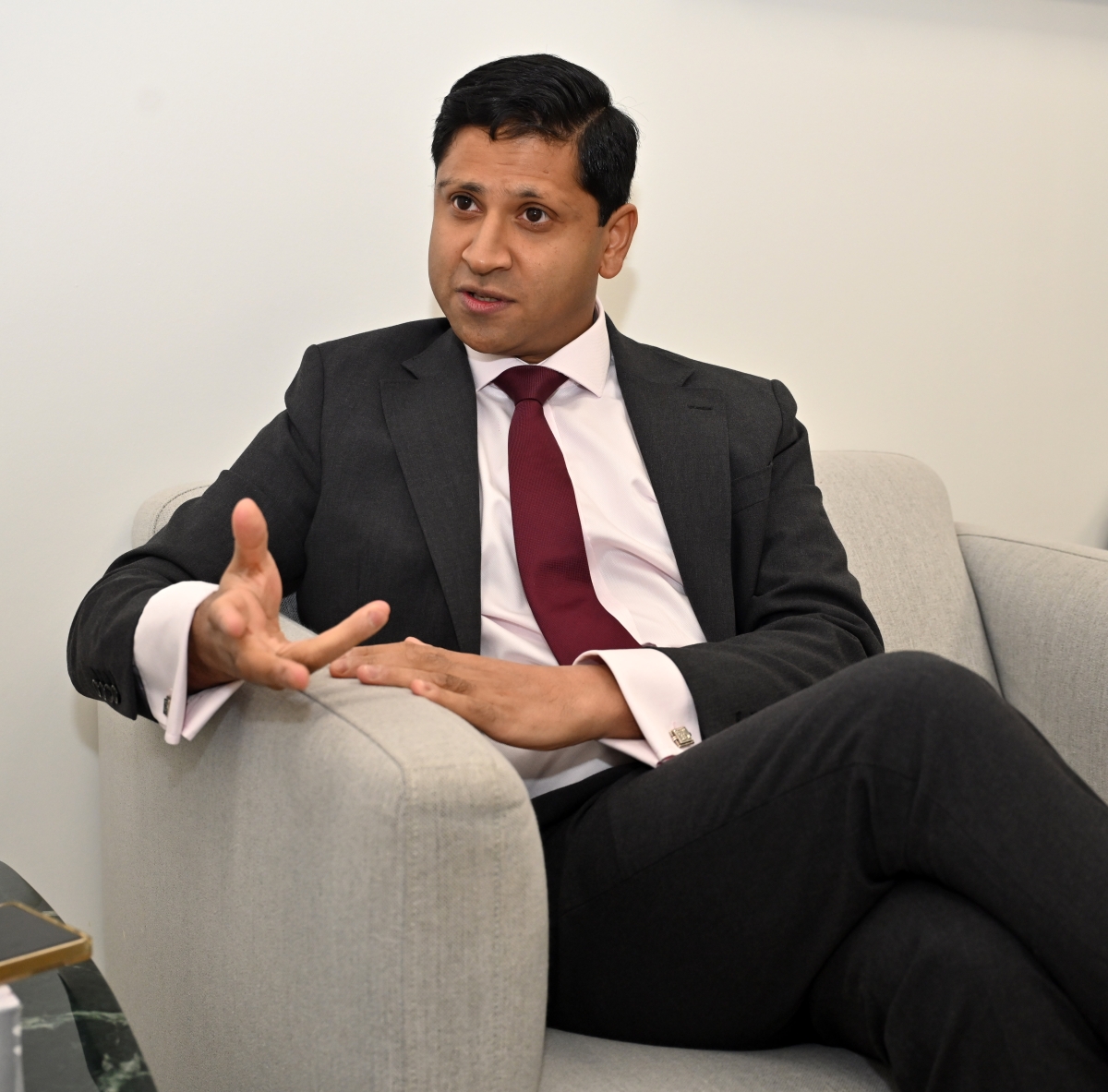 السفير قدسي رشيد (تصوير أسعد عبدالله)