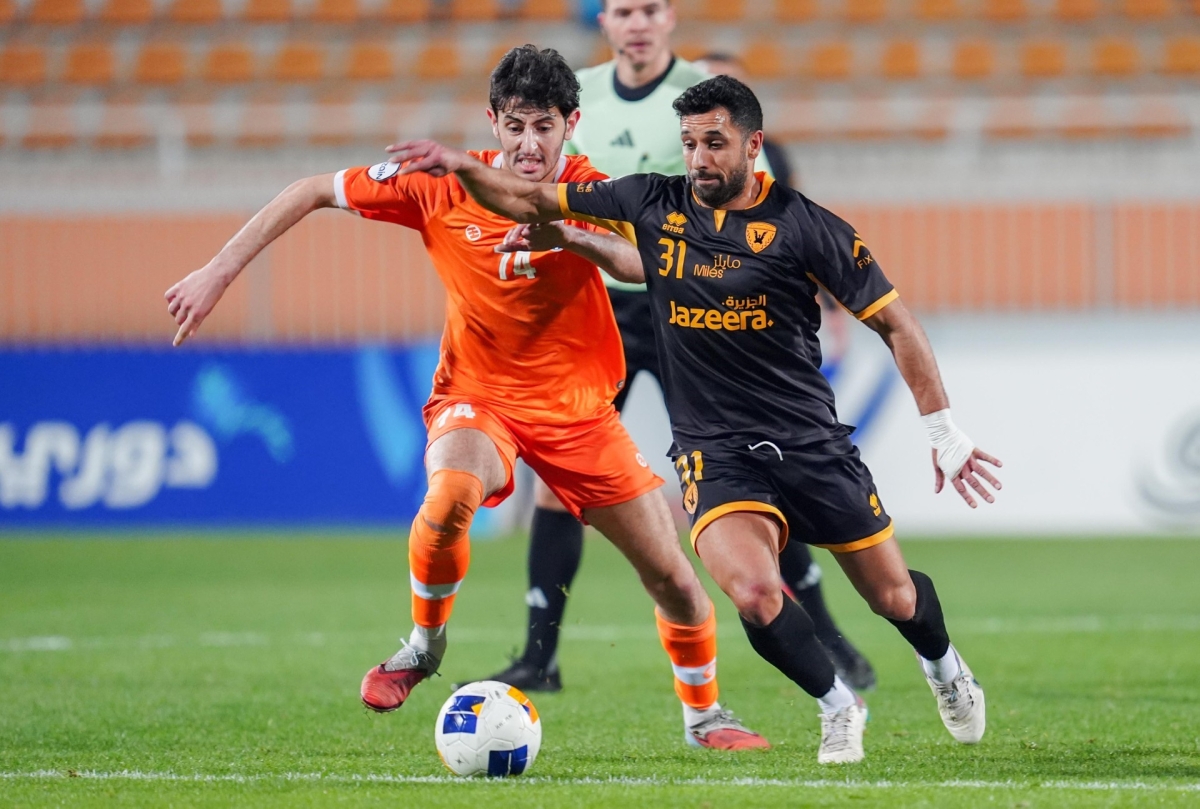 من مباراة القادسية وكاظمة