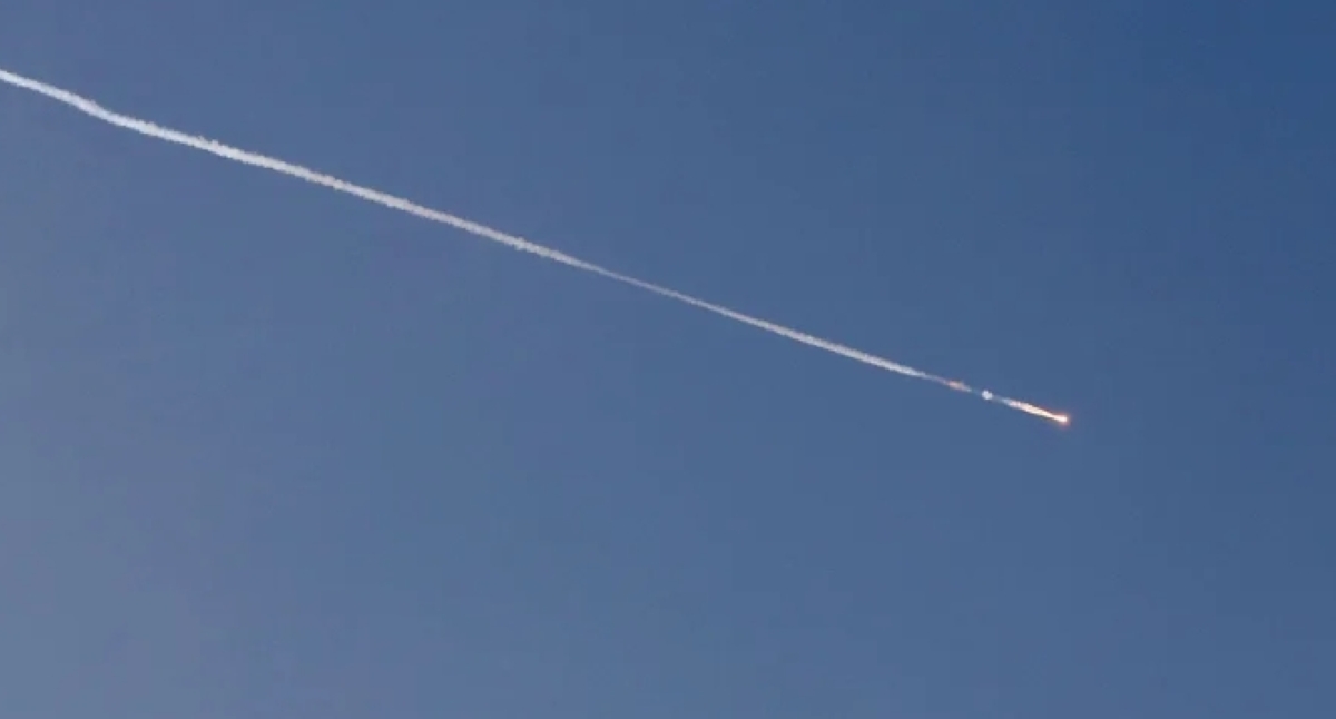 صاروخ إيراني (أ ف ب)