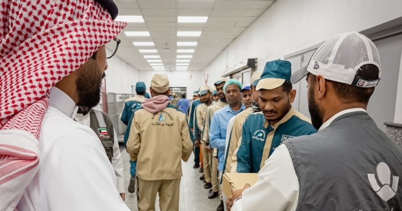 «نماء» توزع 1500 وجبة إفطار على كوادر مستشفى «مبارك»