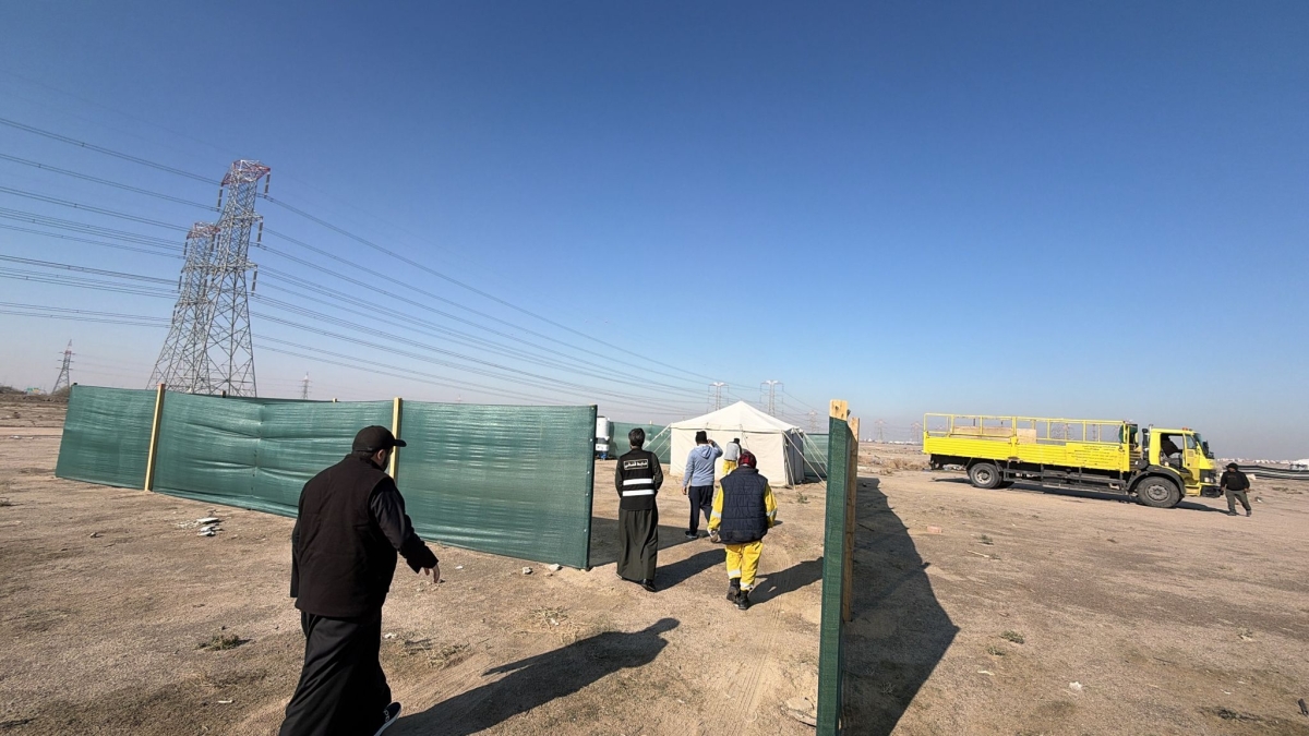 إزالة مخيمات 