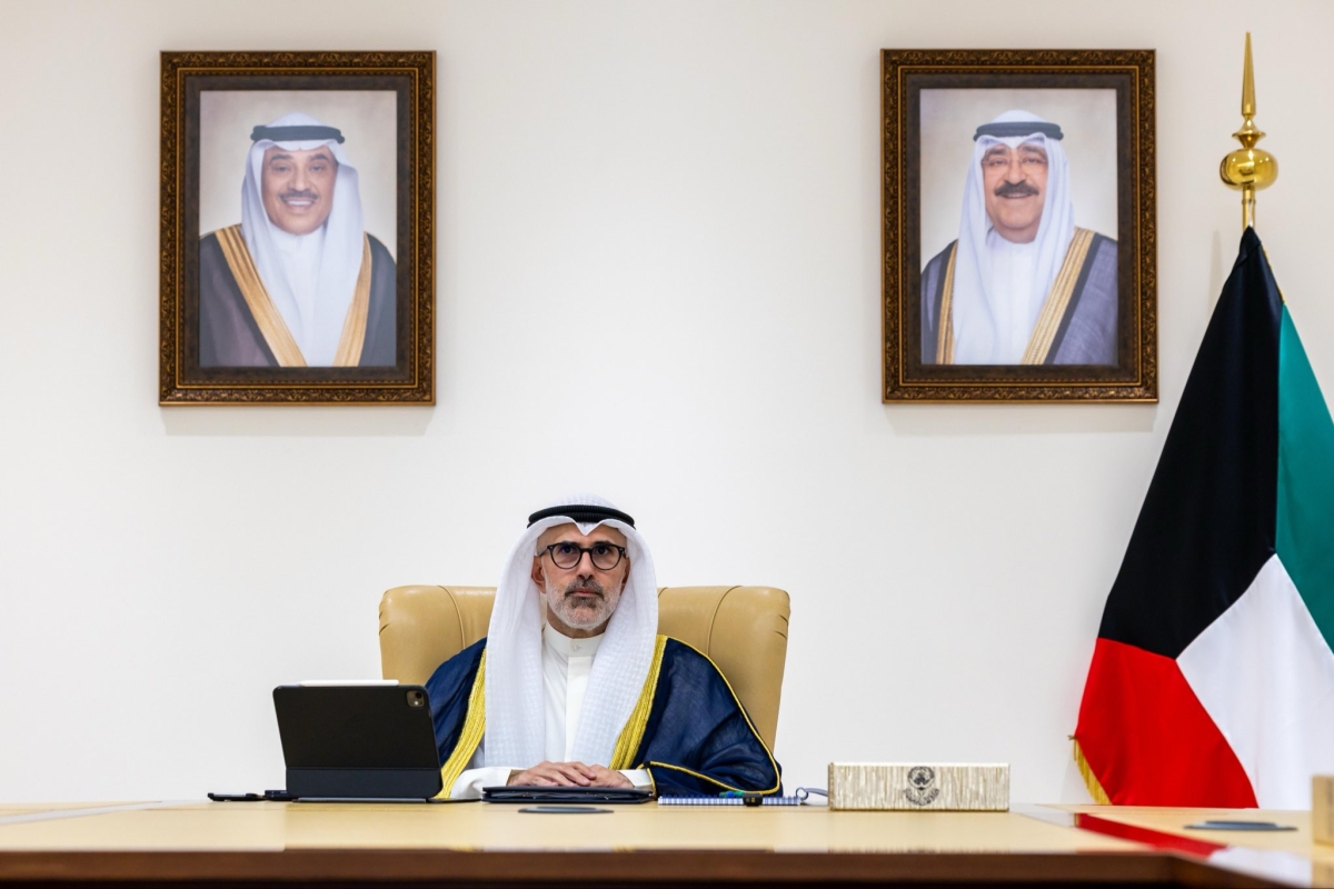 جراح الجابر خلال الاجتماع