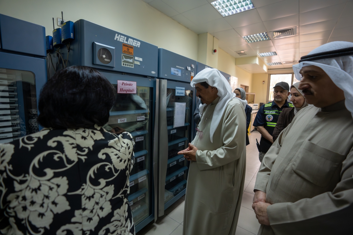 شرح عن عينات الدم