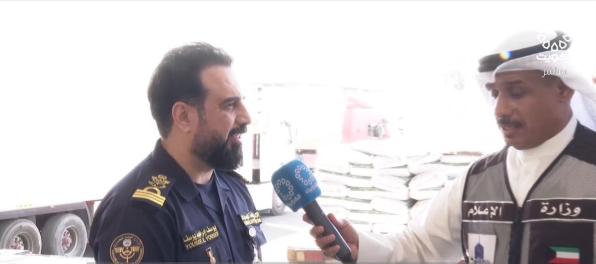 يوسف الفيلكاوي متحدثا لتلفزيون الكويت 