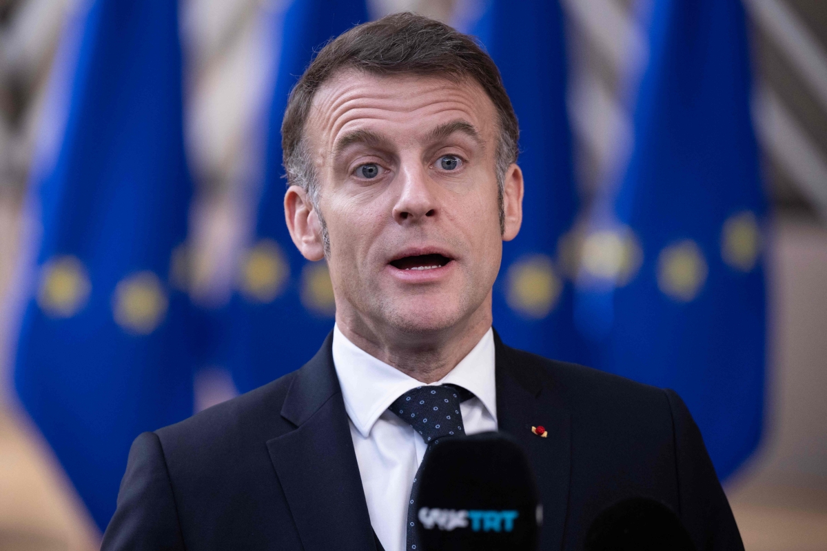 ماكرون  (أ ف ب)