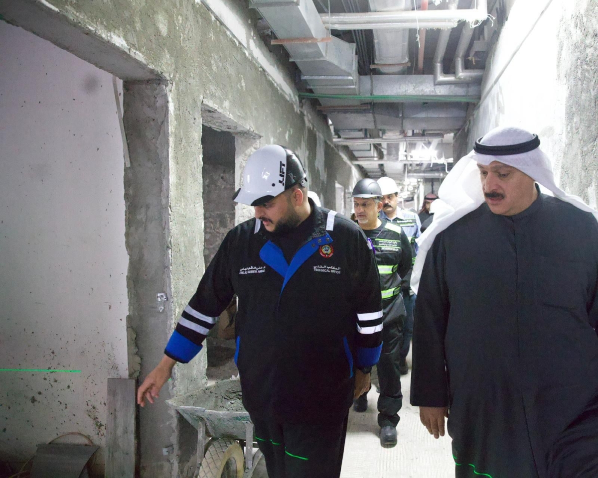 من جولات وزير الصحة لمتابعة سير العمل في مركز الصليبية