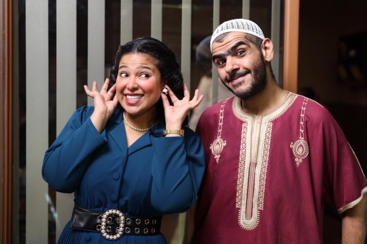 بهمن مع لولوة الملا في كواليس «الغميضة»