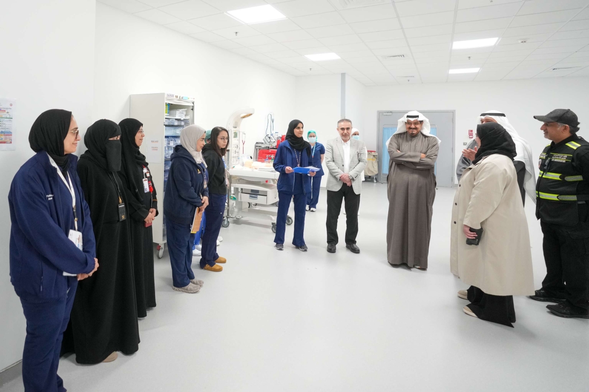 من زيارة رئيس الوزراء لمستشفى الولادة