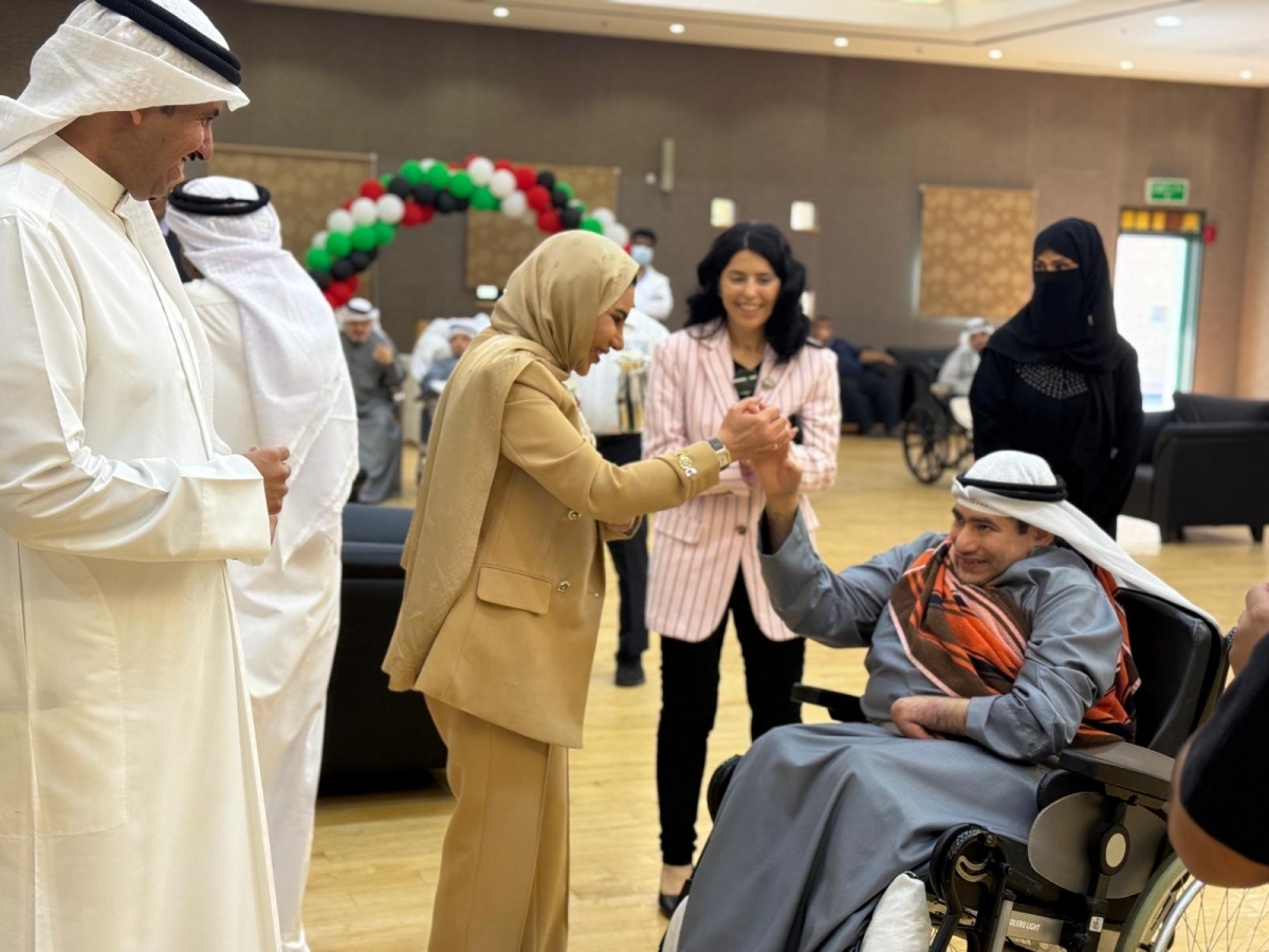 جانب من زيارة الوزيرة إحدى دور الإيواء التابعة لـ«هيئة الإعاقة» 