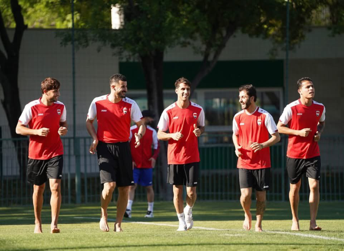 من تدريبات المنتخب العراقي في المكسيك