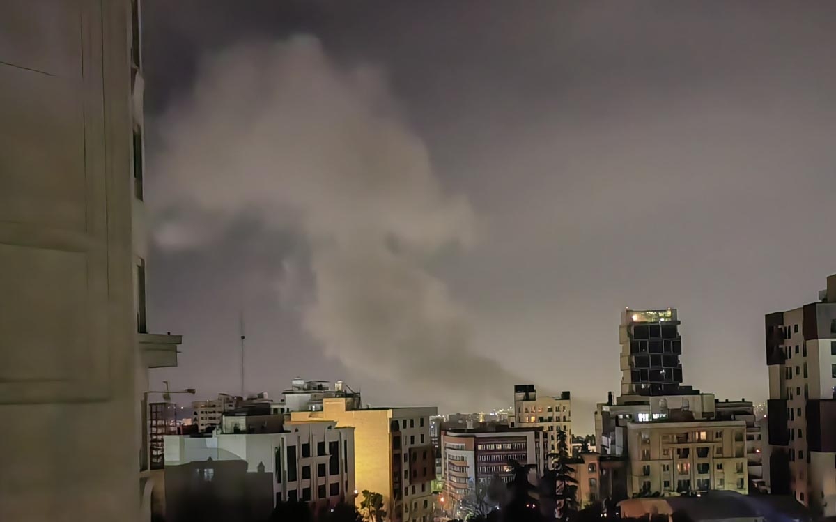 غارة إسرائيلية على طهران 