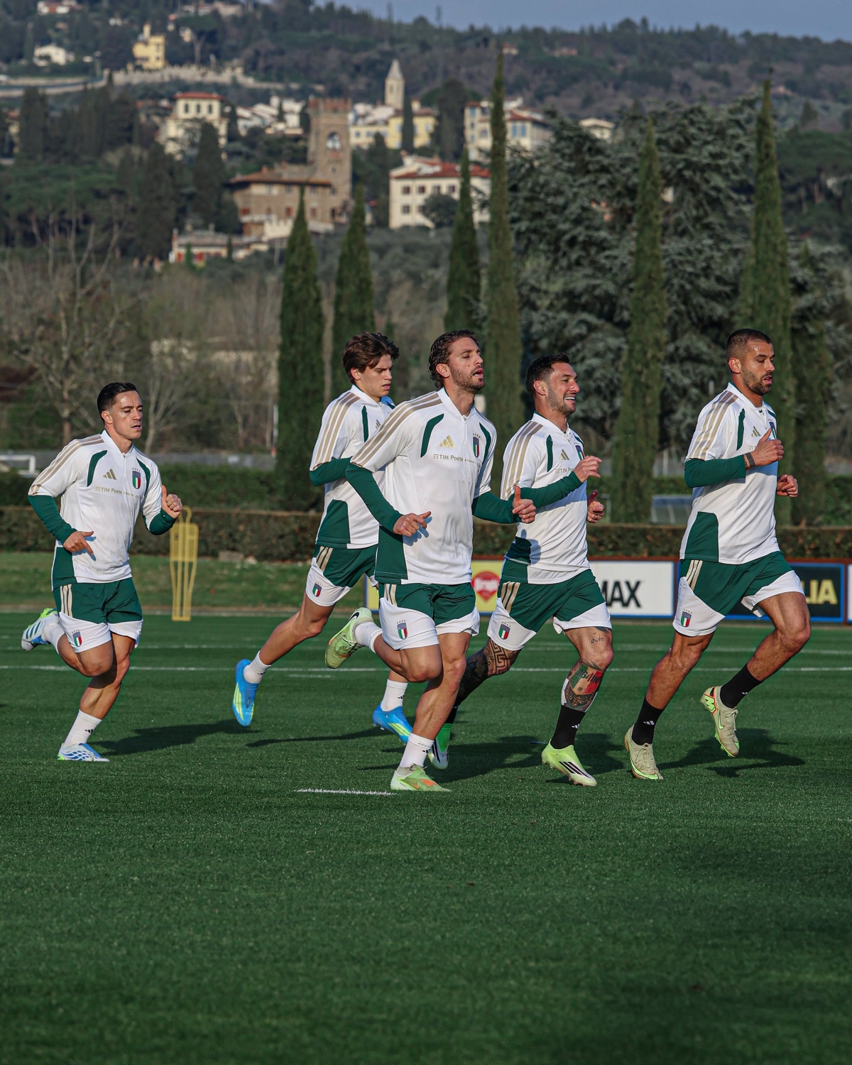 جانب من تدريبات منتخب إيطاليا