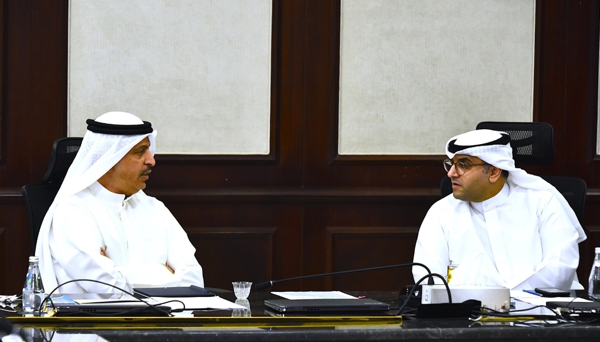 وزيرا التجارة والبلدية
خلال اللقاء