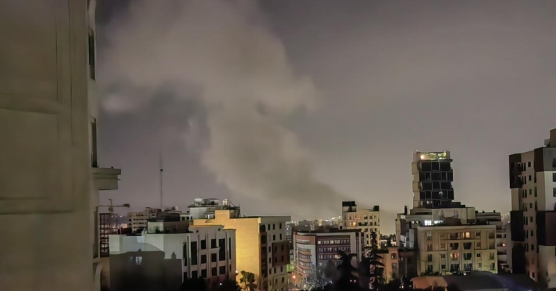 الجيش الإسرائيلي يعلن شن ضربات على طهران