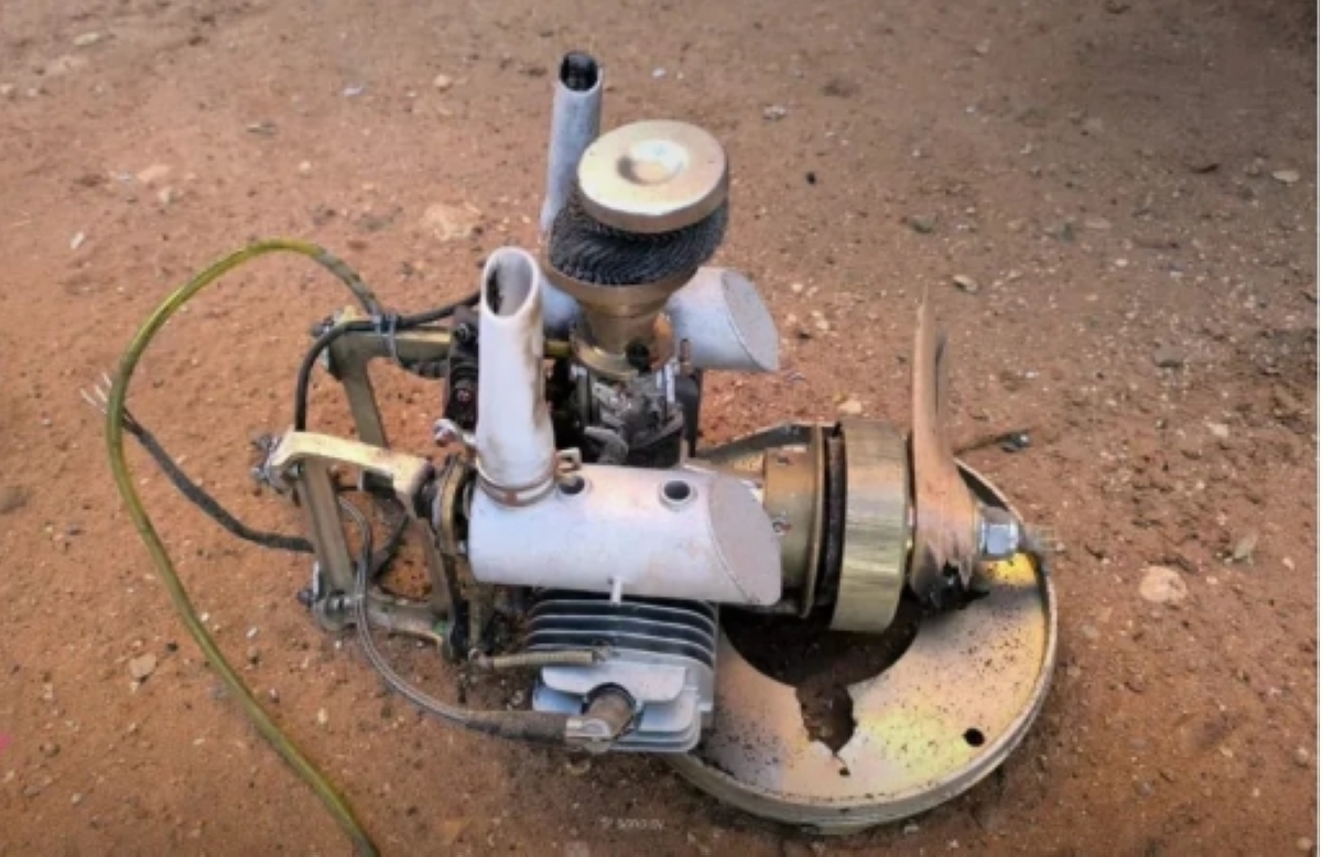 بقايا مسيّرة أُطلقت من العراق وأسقطها الجيش السوري فوق قاعدة التنف الحدودية