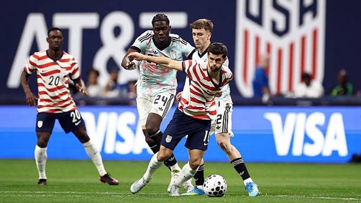 من مباراة أميركا وبلجيكا