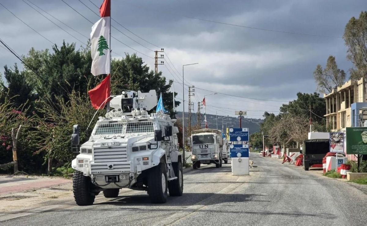 عربات لقوات «اليونيفيل» في جنوب لبنان 