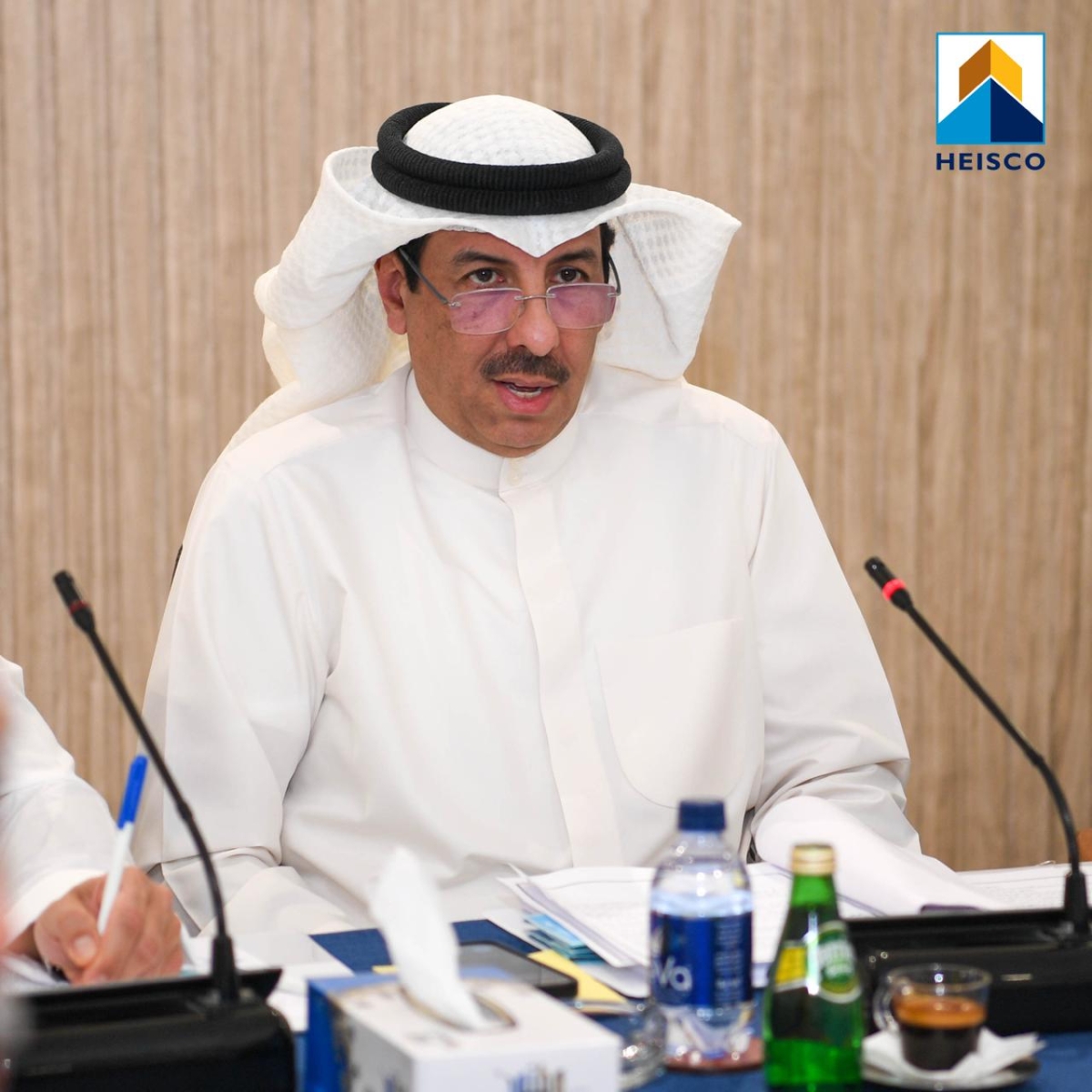 مرزوق الخرافي متحدثاً خلال الجمعية العمومية 