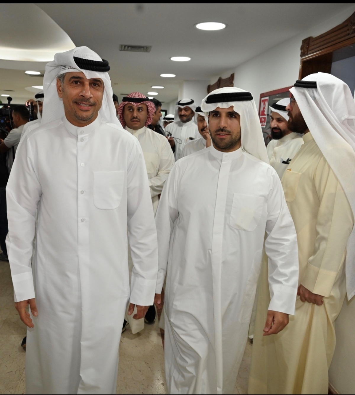 الجلاهمة والناصر عقب انتهاء الاجتماع