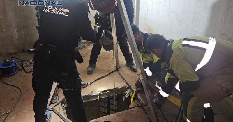 نفق سري لتهريب الحشيش من المغرب إلى إسبانيا 