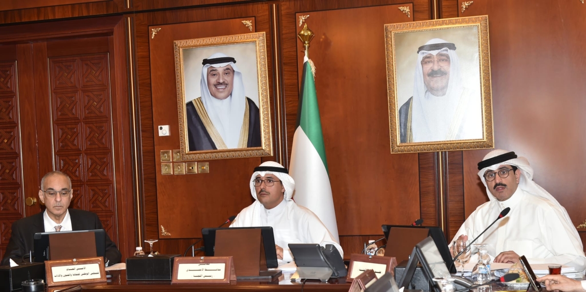 الشيخ حمود الجابر مترئساً الاجتماع