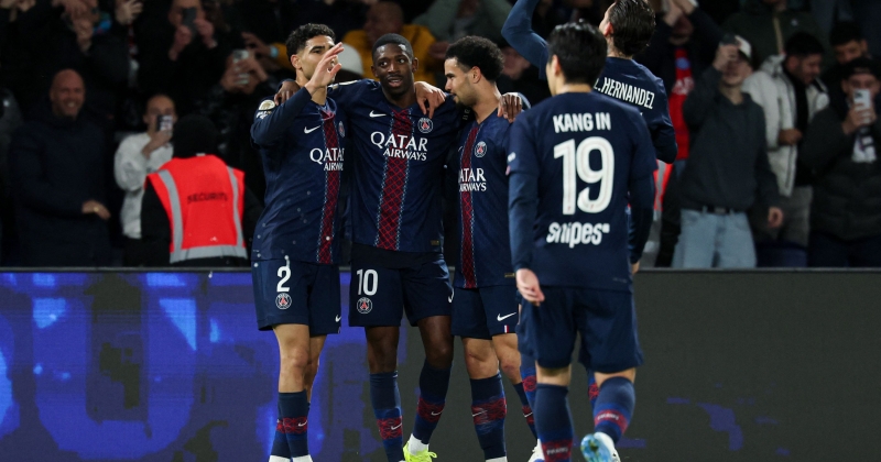 ديمبيلي يقود باريس سان جرمان للابتعاد بصدارة الدوري الفرنسي