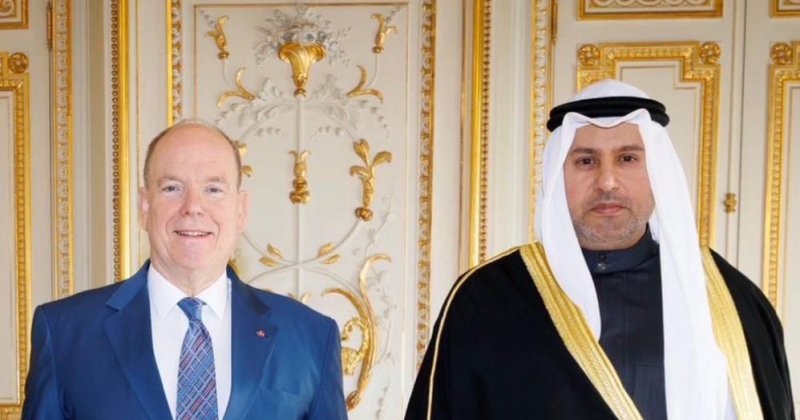 الشاهين: تعزيز التعاون مع موناكو في الاقتصاد والبيئة والاستثمار