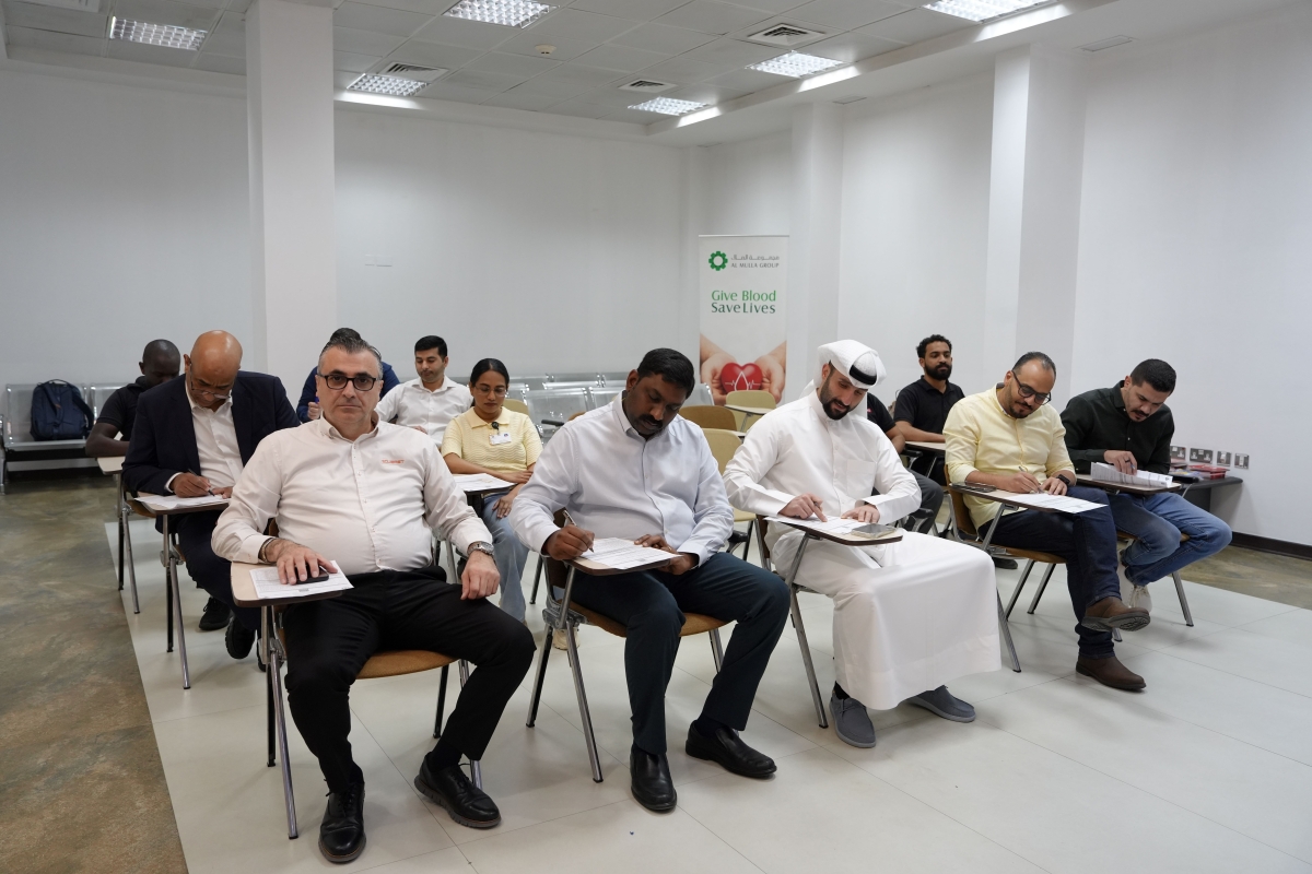 إقبال على التبرع بالدم