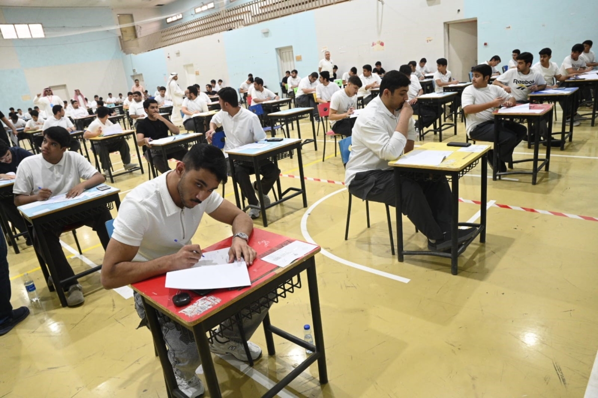 صورة أرشيفية لاختبارات الثانوية العامة