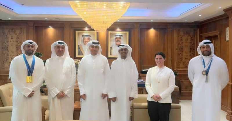 الجلاهمة يستقبل أمين سر النادي البحري الرياضي وعددا من أبطال الرياضات البحرية