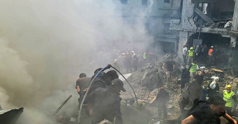 طلائع حصار بري على لبنان ويوم حربي في سماء بيروت