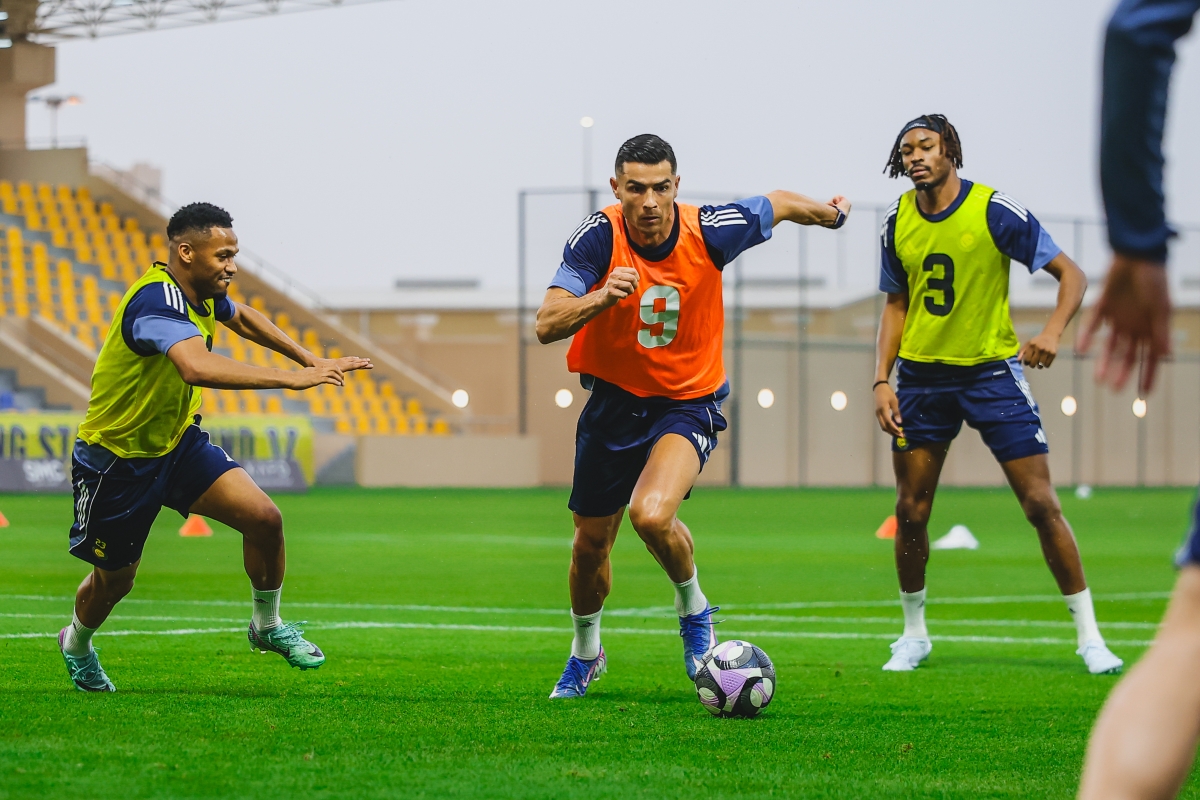 جانب من مران النصر