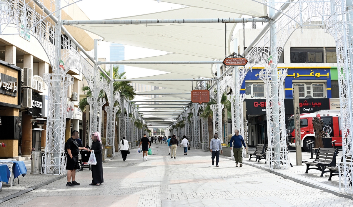 حركة تطويرية تشهدها أسواق المباركية 