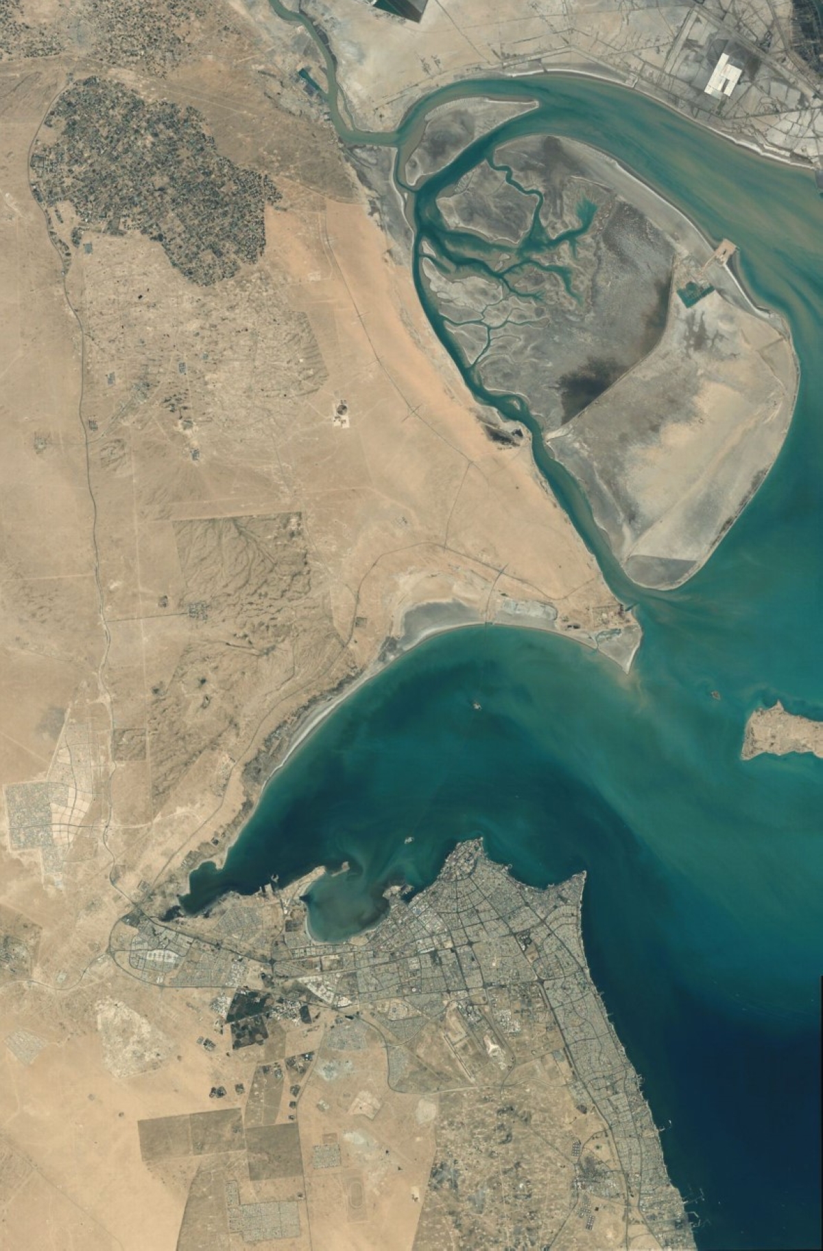 صورة للكويت التقطها القمر كويت سات-1